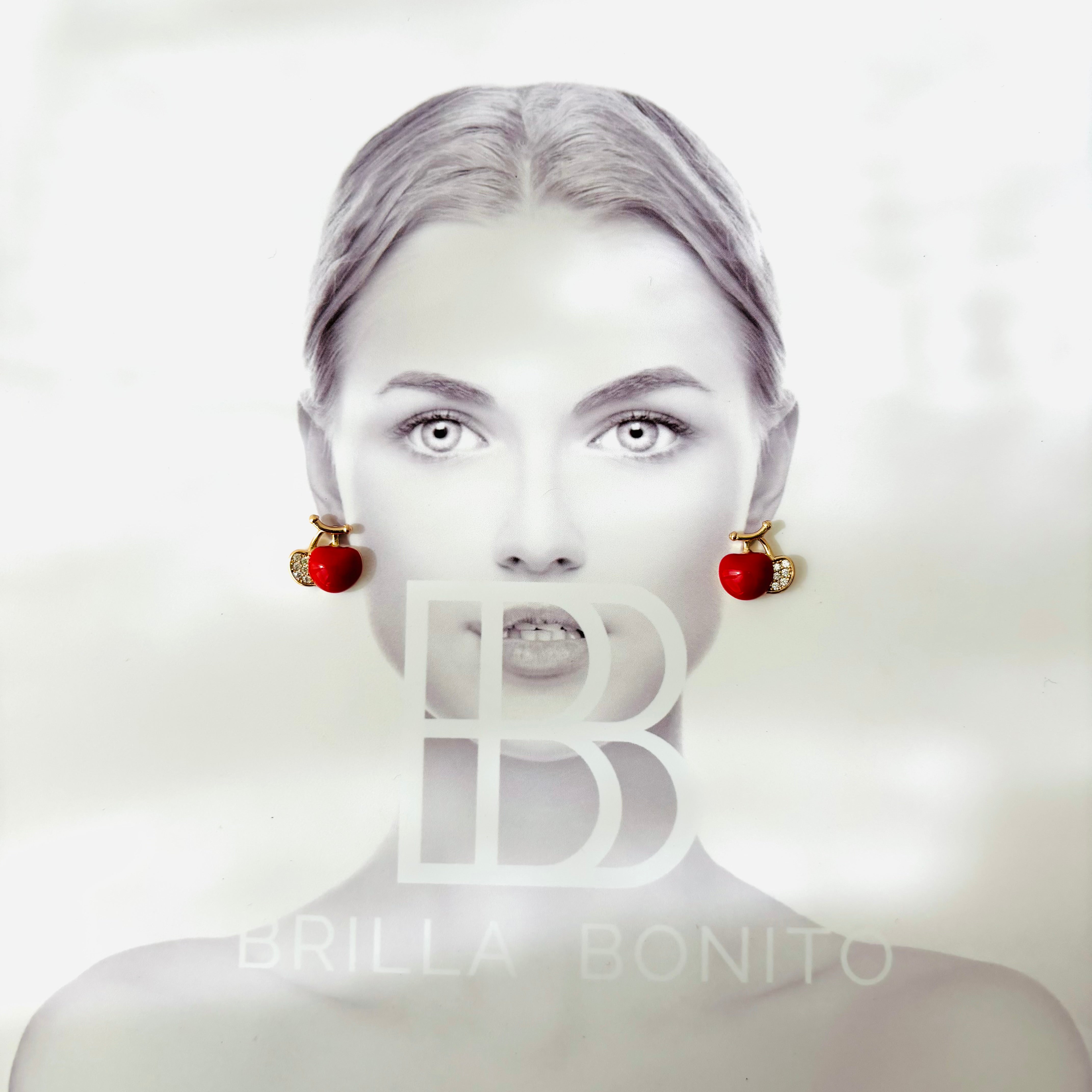 Aretes Petit Manzana Brillo